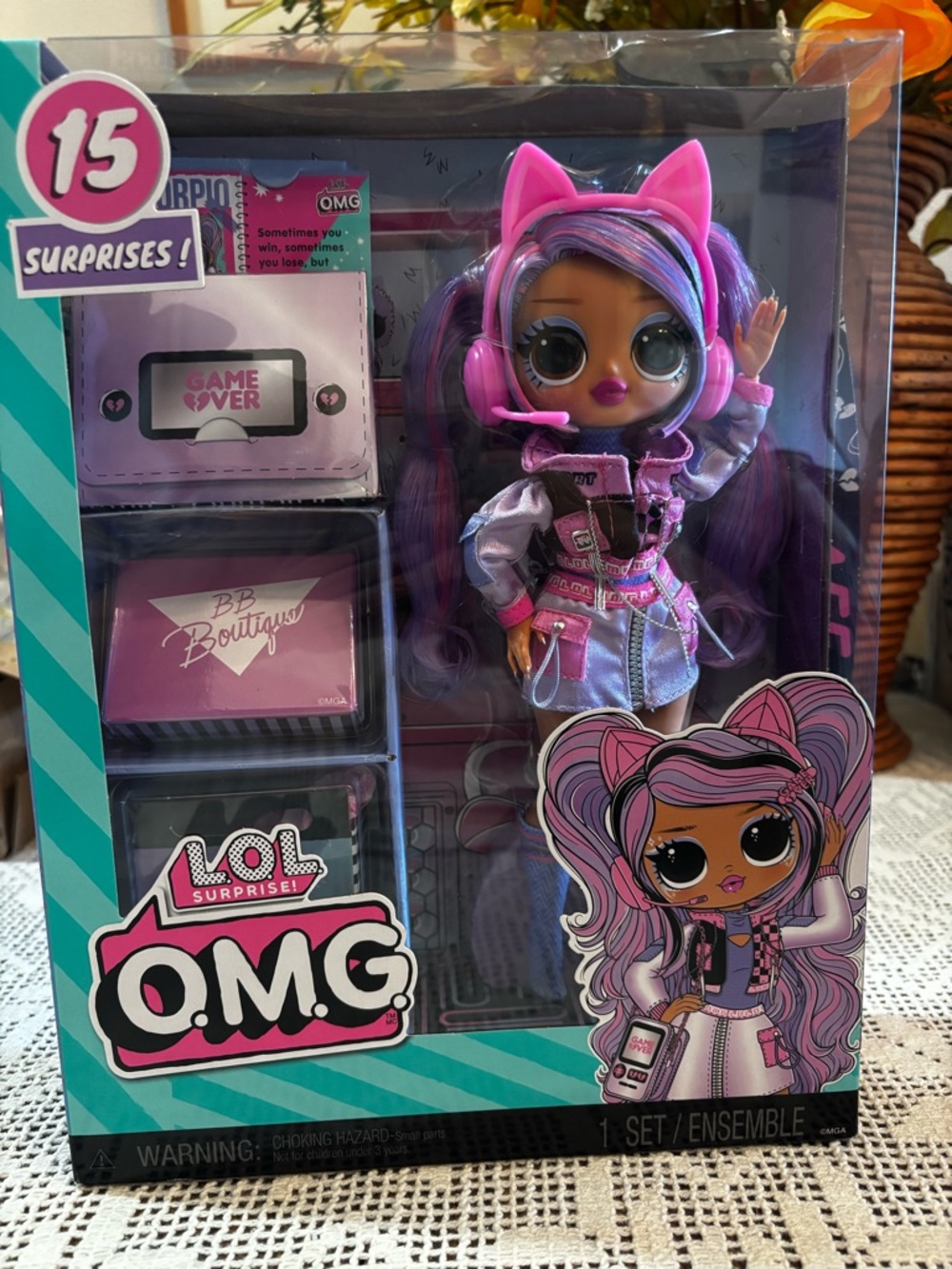 (WT 2026)L.O.L. Surprise! OMG Ace Fashion Doll with 15 surprises